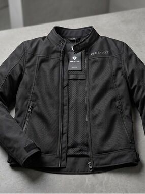 REV'IT! Mesh Women's Motorcycle Jacket - Black - Size Small 4/6